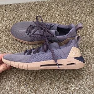 Under Armour purple tan ROVR sneakers